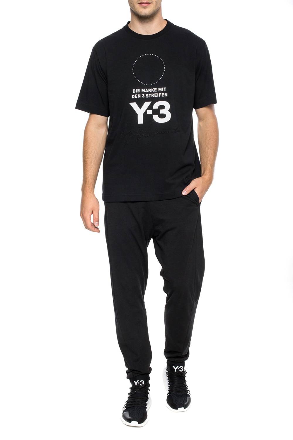 Black Logo-printed T-shirt Y-3 Yohji Yamamoto - Vitkac Canada